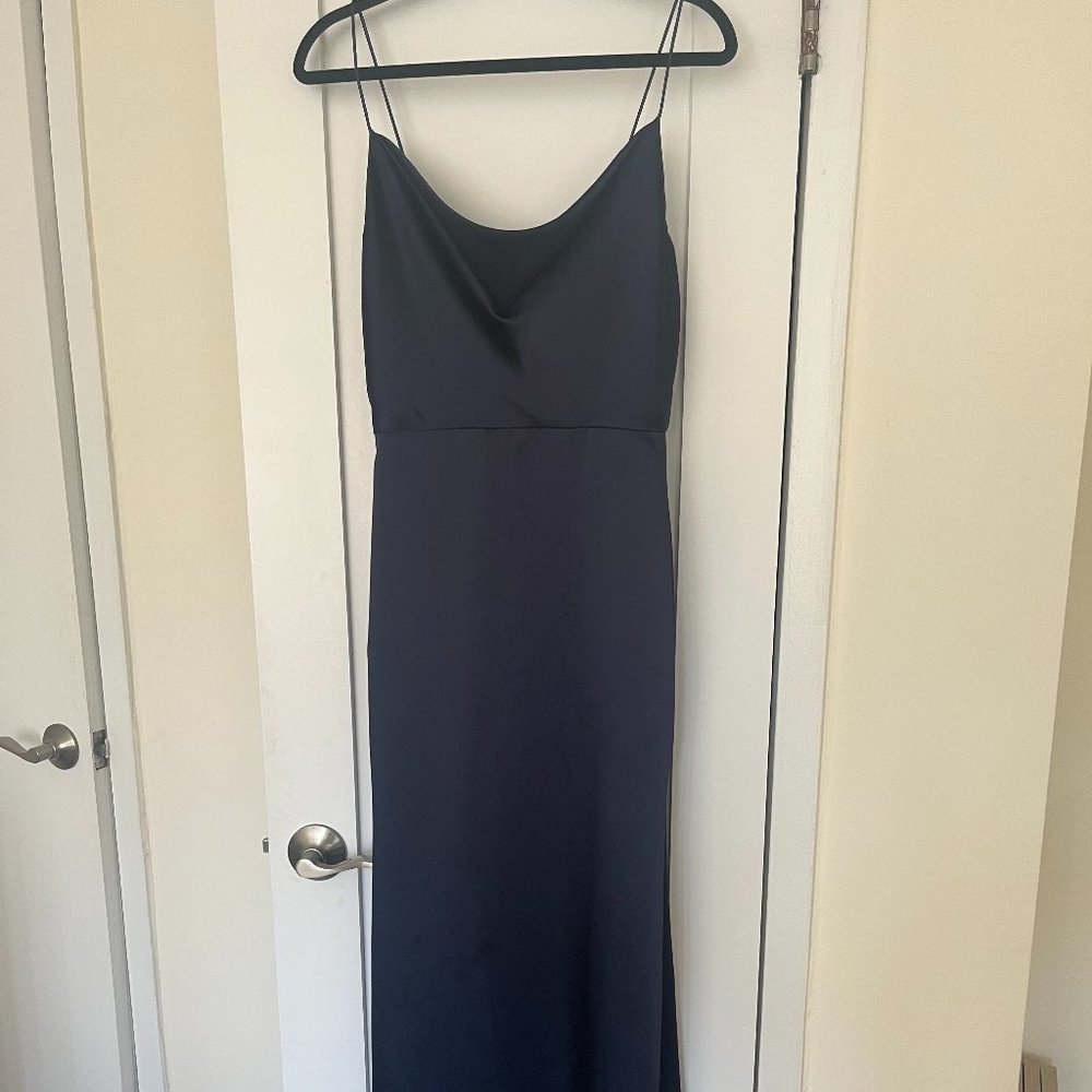 Navy Blue Bridesmaid Dress